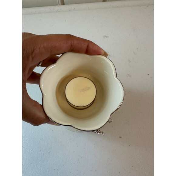 New Bradford Exchange Rainbow Bridge Pet Remembrance Heart Warmer Candleholder - Picture 3 of 7